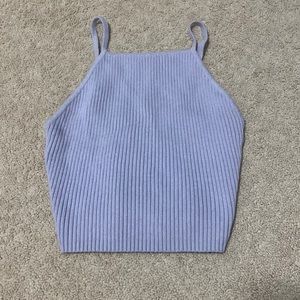 Purple Forever 21 cropped tank